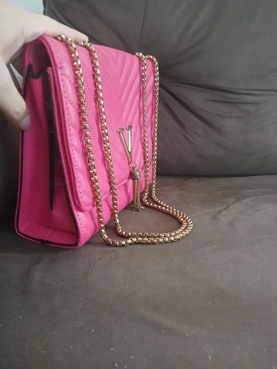 Bolsa Feminina Rosa Pink - Seminova - Foto 4