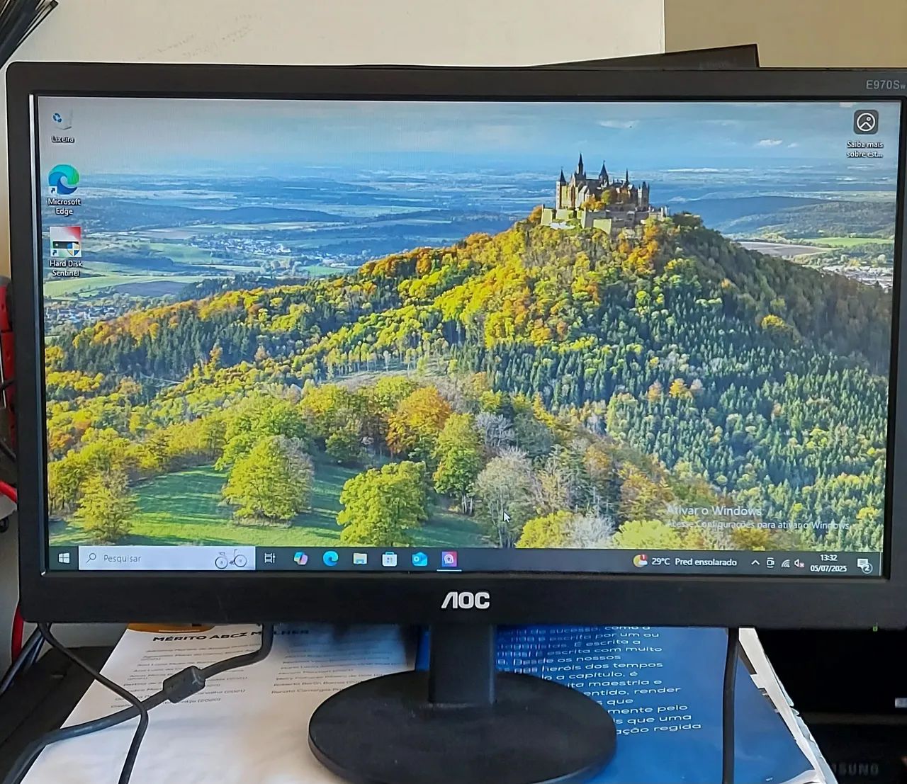 Monitor aoc E2050Sw  - Foto 2