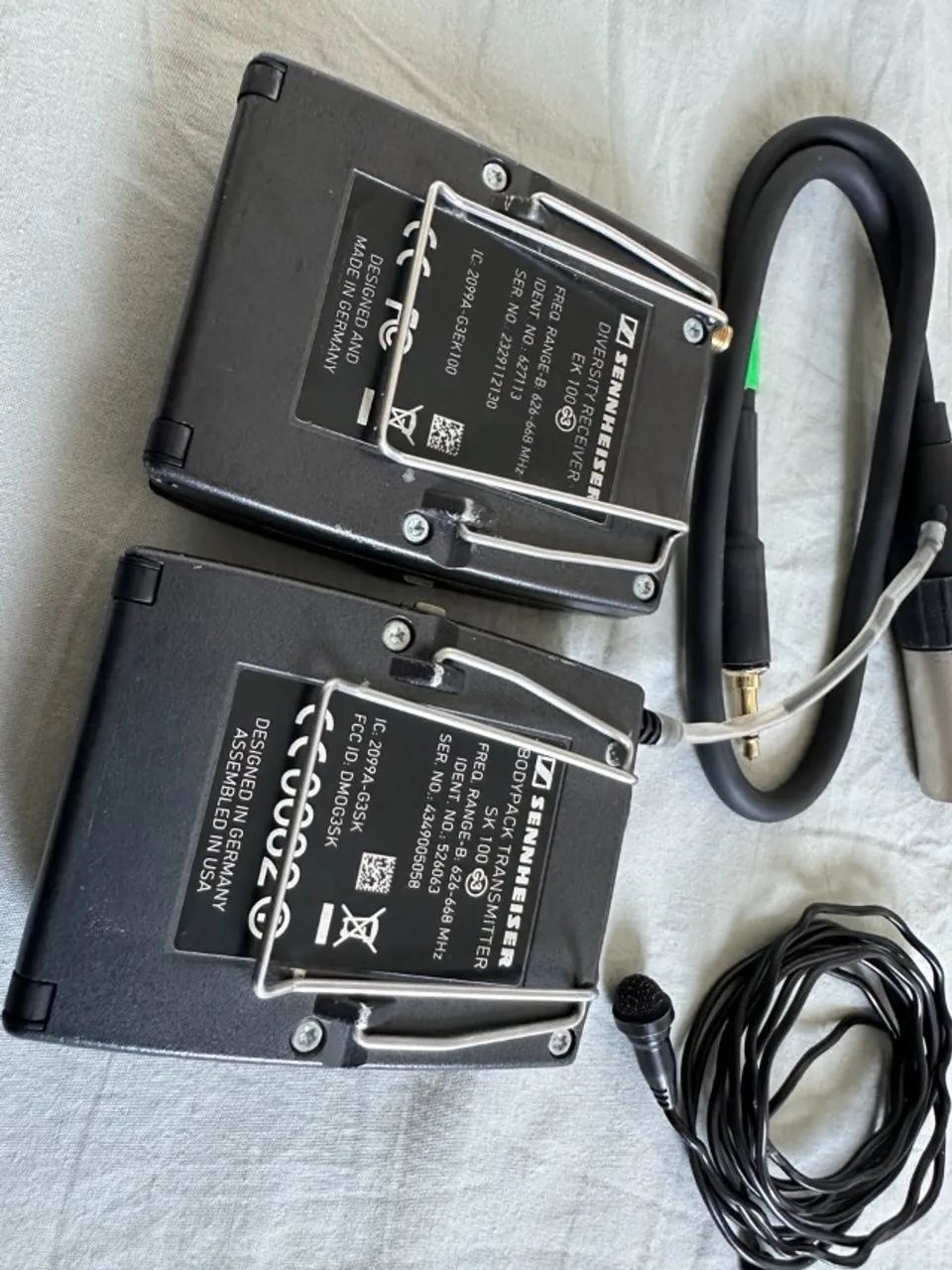 Lapela Sem Fio Sennheiser G3 (Azul) - Foto 4