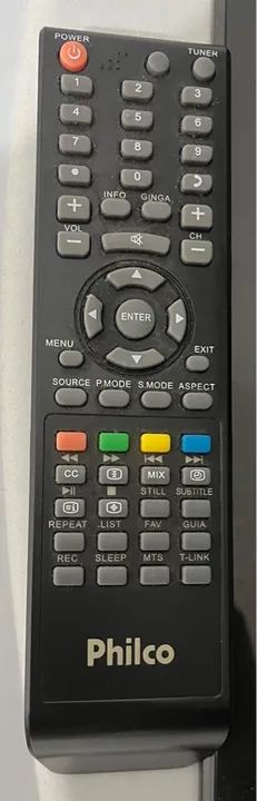 TV Philco 24 polegadas LED/Monitor PC + controle remoto + fonte + antena digital interna - Foto 5