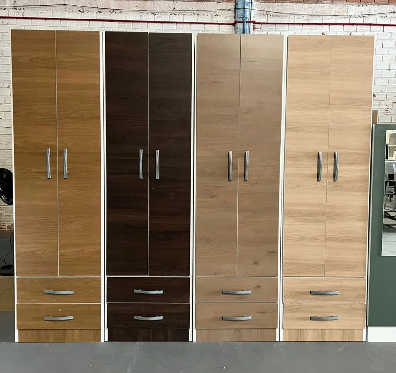 Roupeiros Guarda Roupas 2, 3, 4 e 6 Portas NOVO Solteiro Casal a partir 216,00 - Foto 2