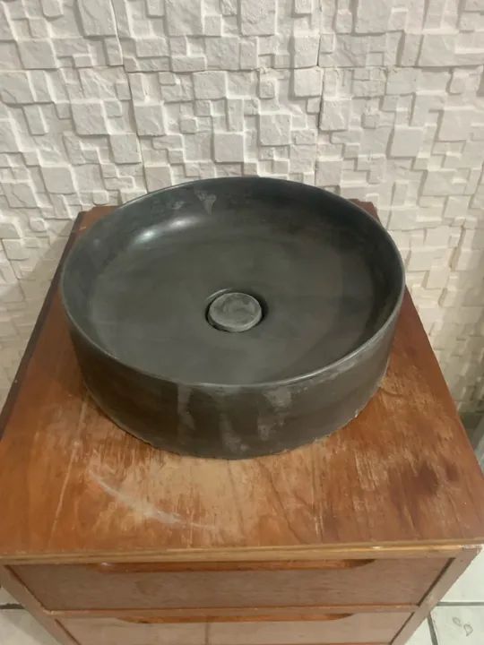 Cuba de sobrepor de concreto  - Foto 4