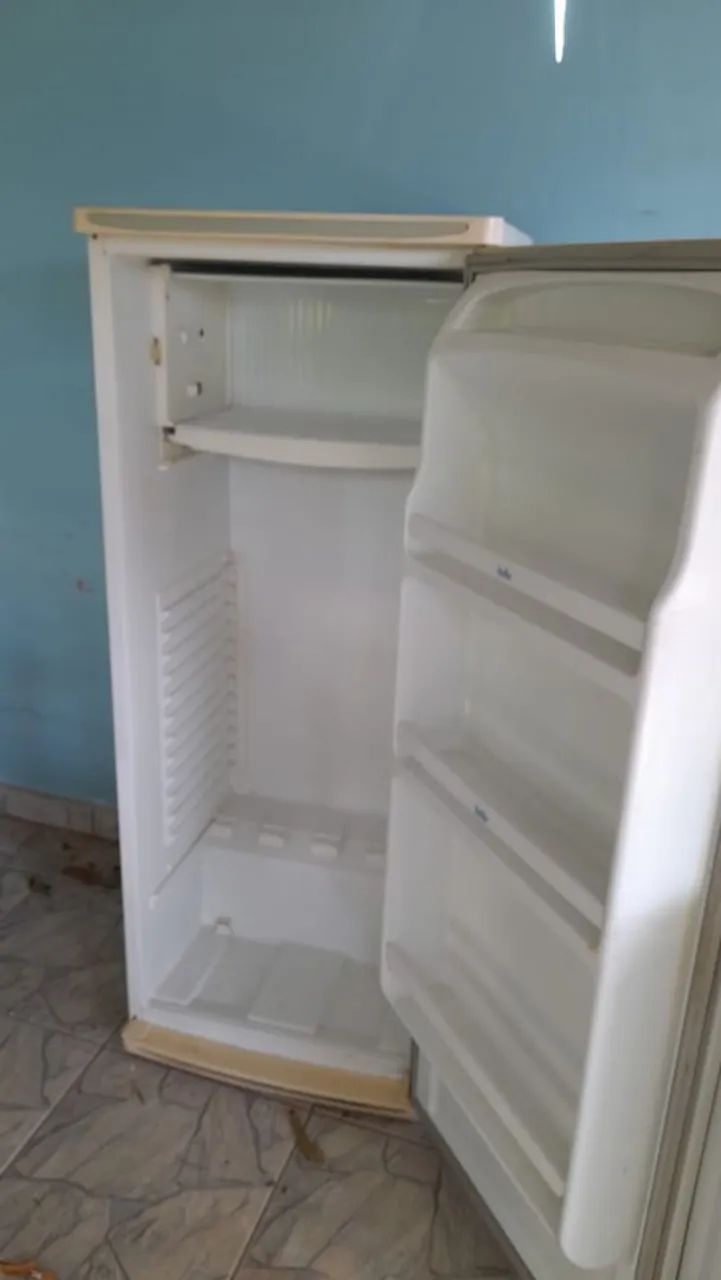 Carcaça Geladeira CCE 310 - USADA - 110V - Sem Gás, Sem Gavetas, Sem Porta Congelador 