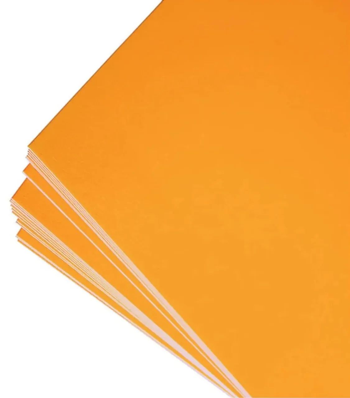 PAPEL OFFSET OPALINE DIPLOMATA LARANJA NEON 180G MASTERPRINT A4 20 FOLHAS - Foto 3