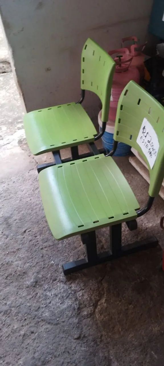 Cadeiras duplas de sala de espera