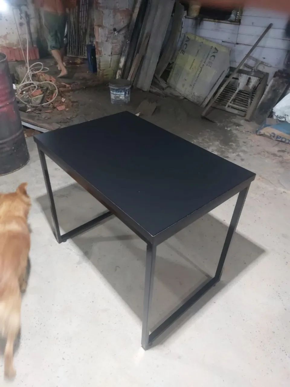 Mesa de Centro em Metal Preto - Foto 2