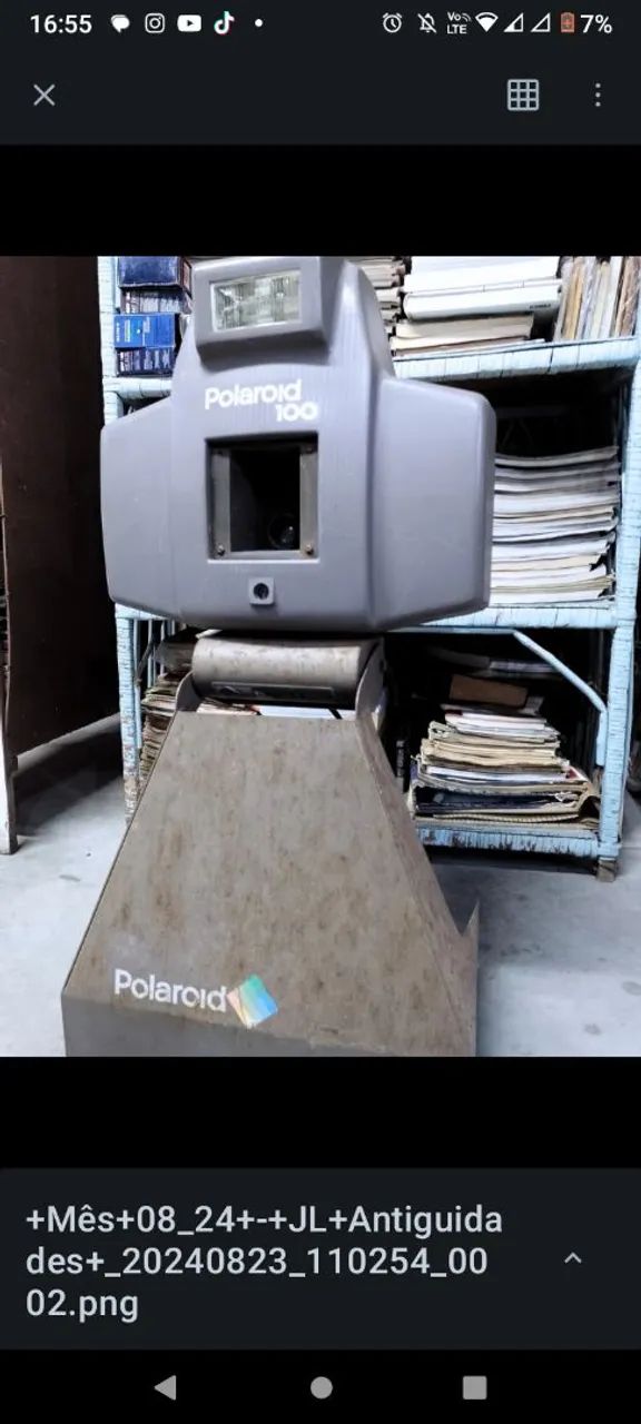 Polaroid ID-100 anos 80 - Foto 3