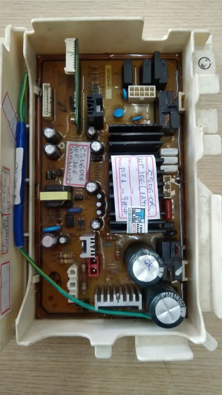 Placa WD 106 (lava e Seca), peças e consertos com 35 anos de experiência!