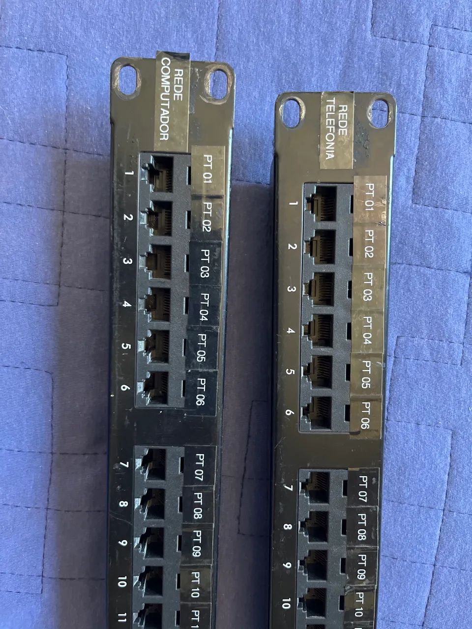 Patch panel telefonia e internet 24 portas cat 5e - Foto 4