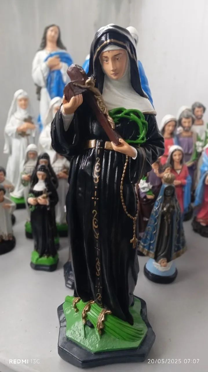 Imagem santa Rita 60 cm - Decore seu espaço!