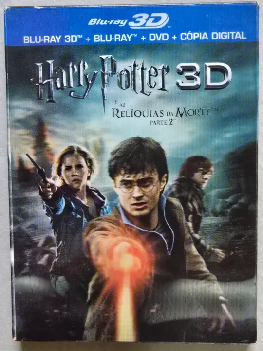 Blu-ray Harry Potter e as Relíquias da Morte - parte 2 - 3D