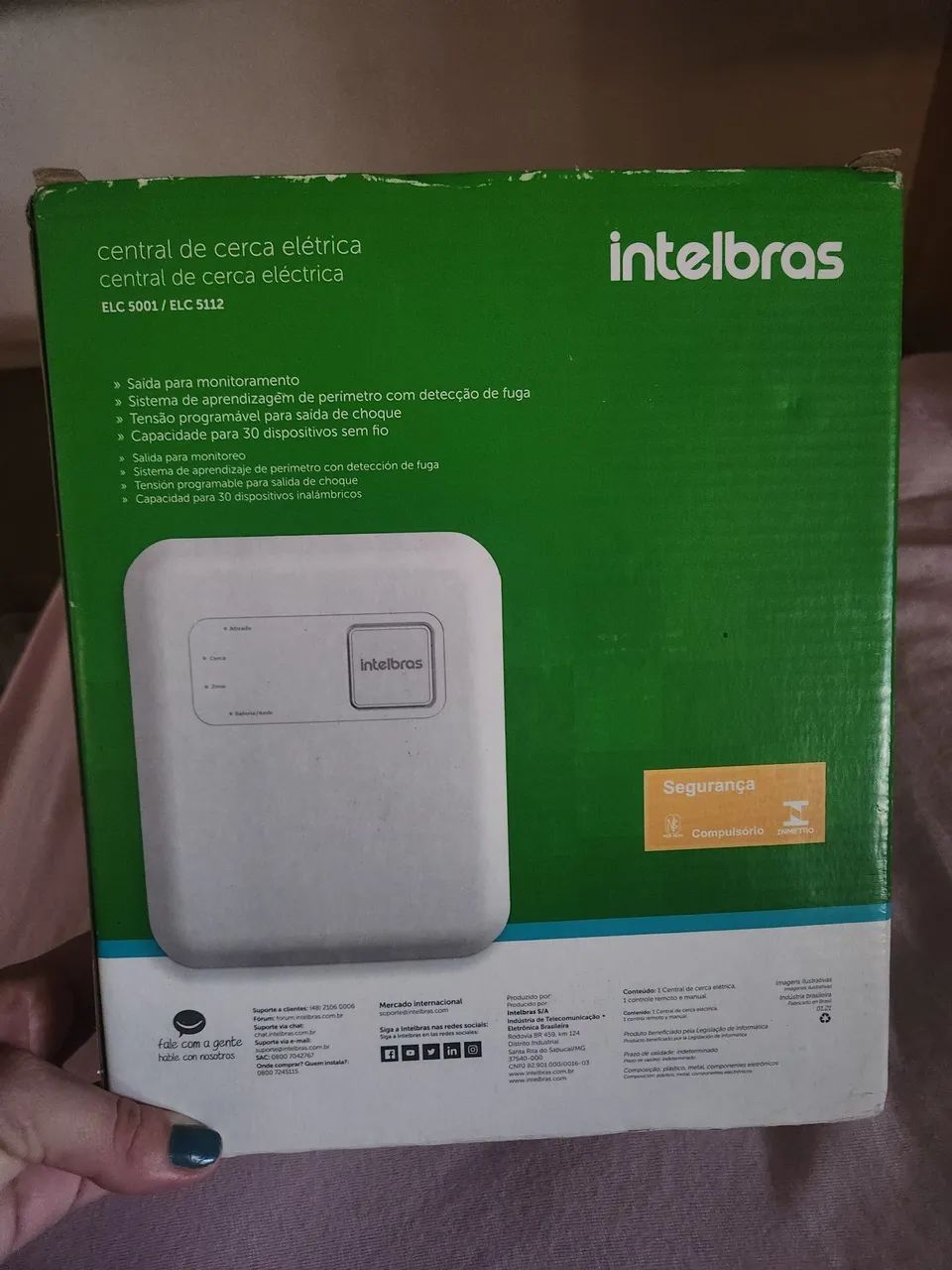 Central de Cerca Elétrica Intelbras ELC 5001 - Foto 3