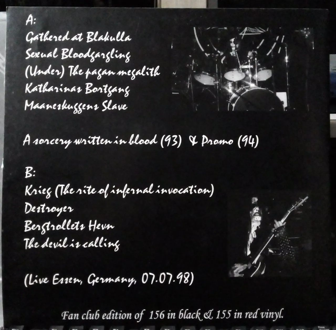 LP Gorgoroth - Gorgoroth (Demo & Promo & Live) - Foto 2