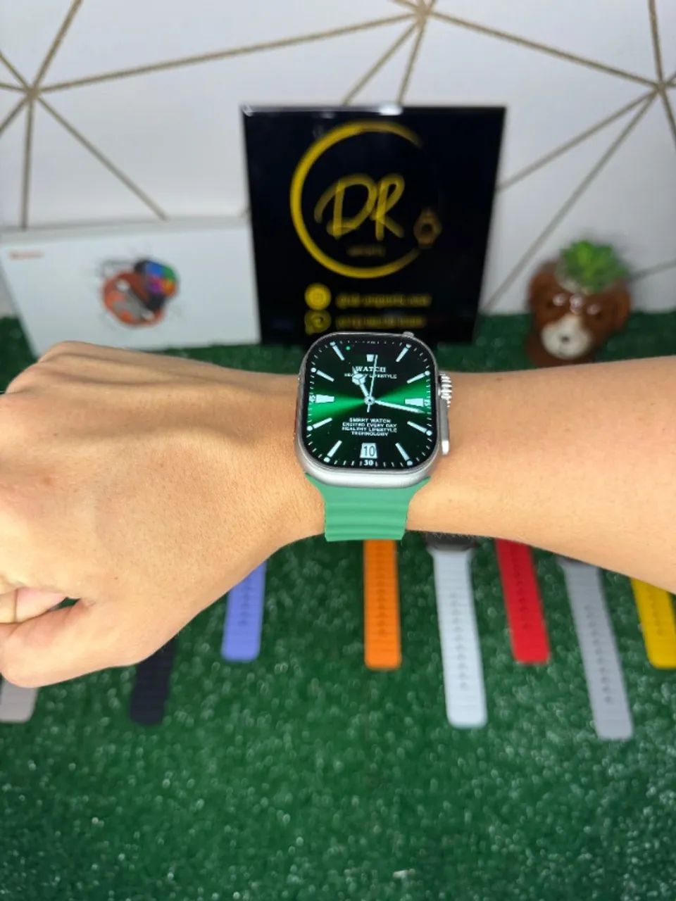 Smartwatch relogio inteligente IWO W69 Microwear Pulseira e pelicula brinde Promoção - Foto 2