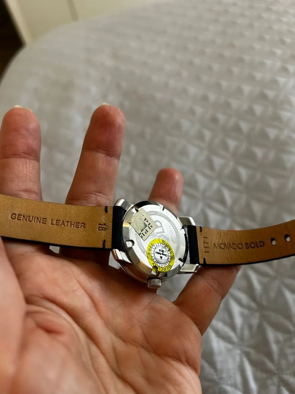 Relógio Movado Bold com Pulseira de Couro - Foto 4