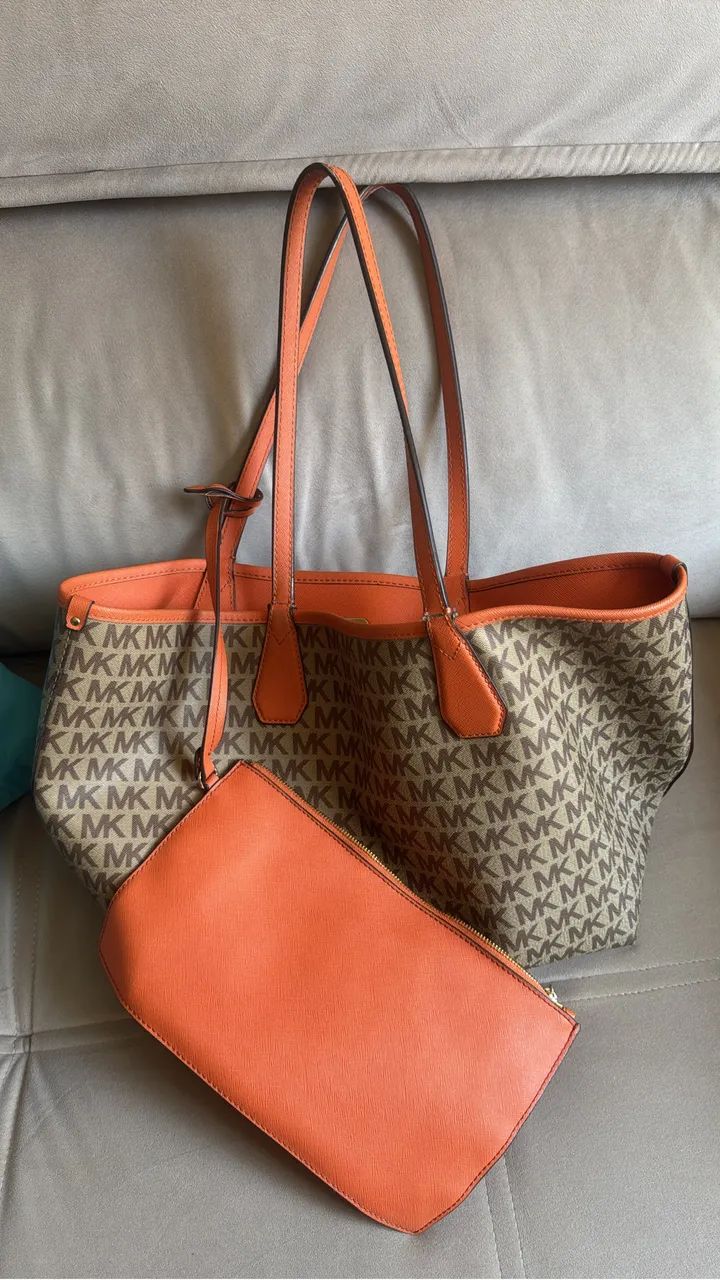Bolsa Michael Kors edição limitada dupla face original - Foto 5