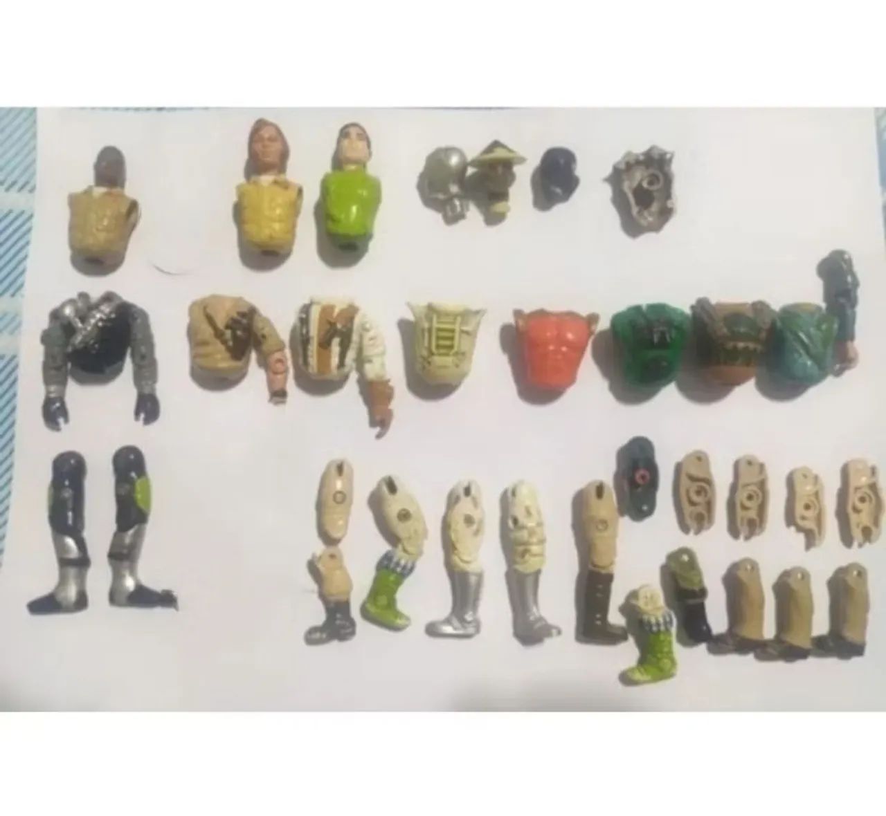 Gi-joe Comandos em Ação Lote Peças ler descrição 