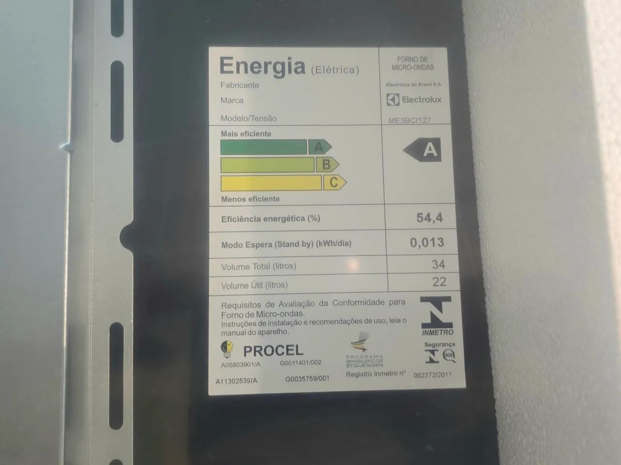 Micro-ondas Embutir Electrolux 34 Litros Cinza Touch 127V - Foto 5