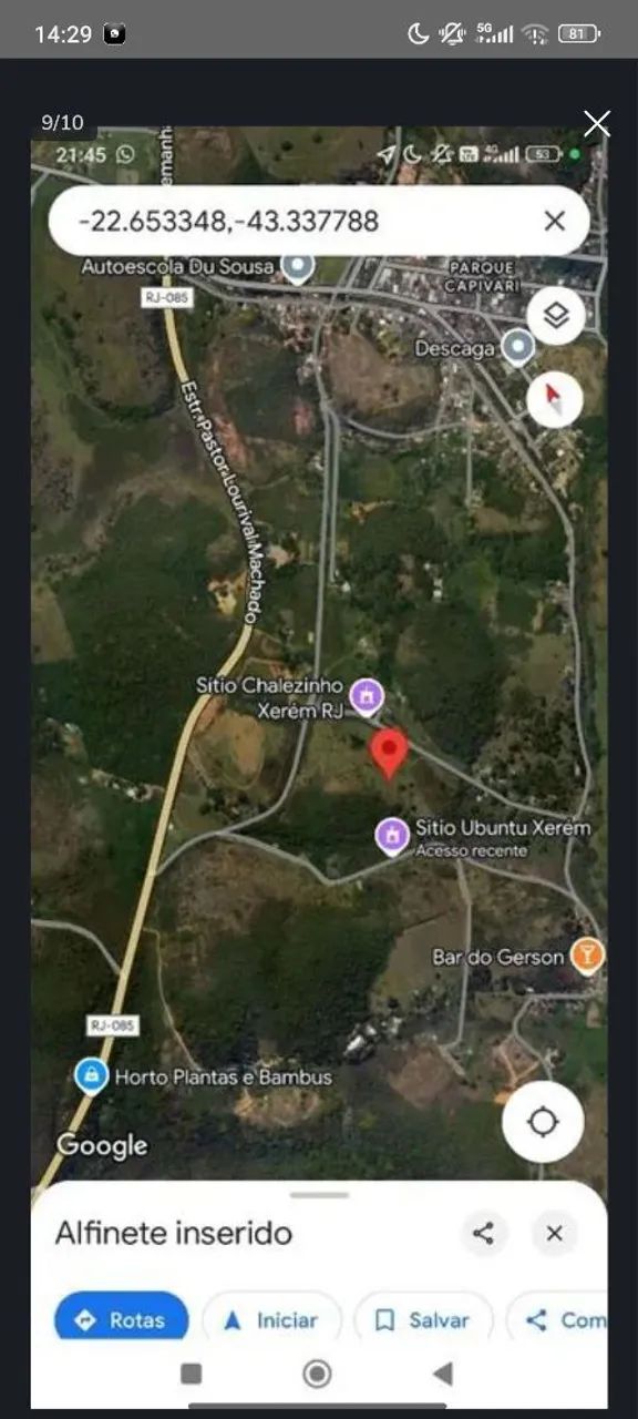 Terreno 4.000 M2 em Xerém aceito veiculo  - Foto 4