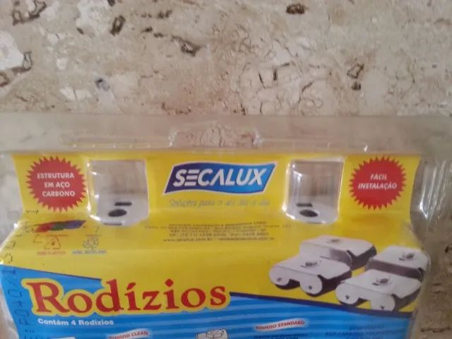Rodízio para Fogão/Refrigerador/Freezer marca Secalux cor Branco - Foto 2