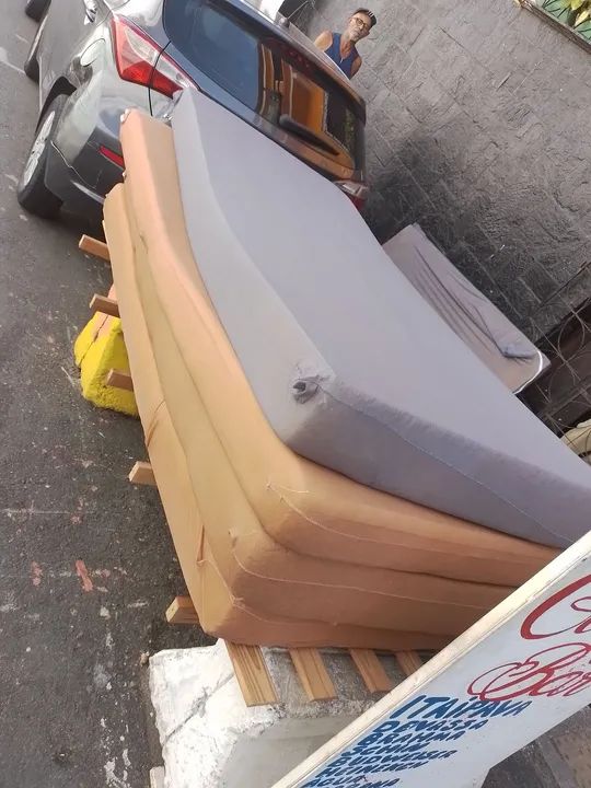 Colchão de casal  160 ,colchão de solteiro  120$. - Foto 2