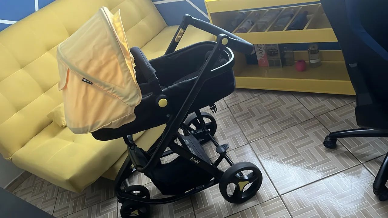 Carrinho de Bebê Mobi- semi novo  - Foto 6