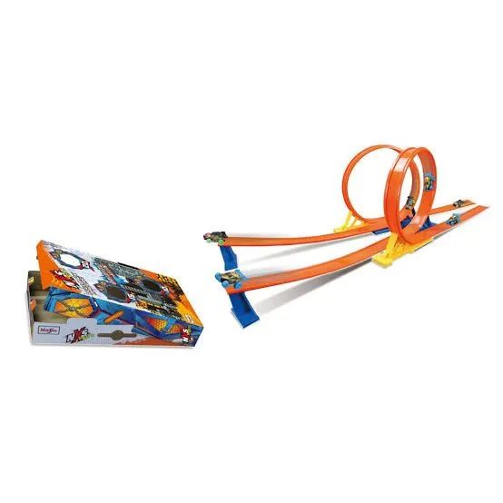 Pista de Carrinhos NXS Racers Maisto - Desafio Dual Race - Hobbies