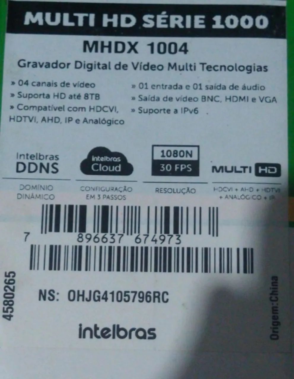 Kit de segurança  Intelbras com 2 câmeras HD, DVR , Uma fonte 12v 5A - Foto 4