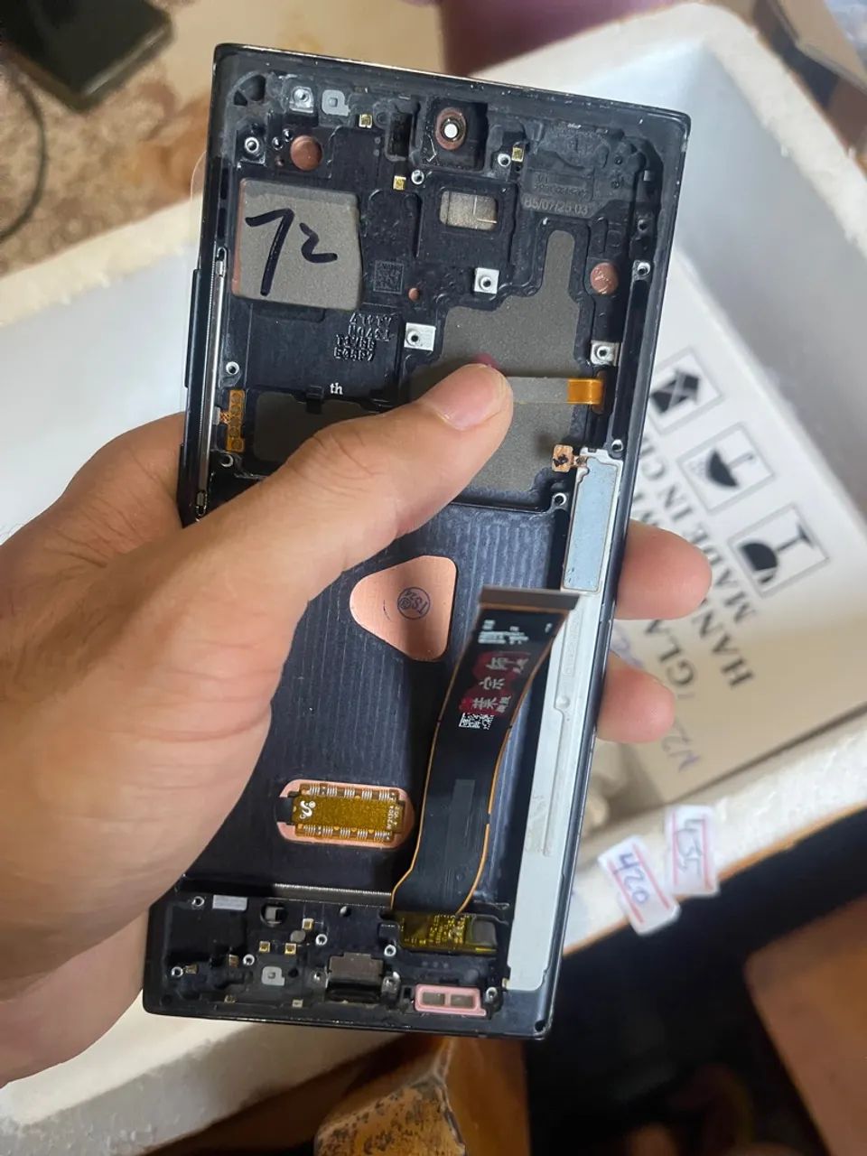 Tela Samsung Note 20 ultra oled - faço envio  - Foto 2