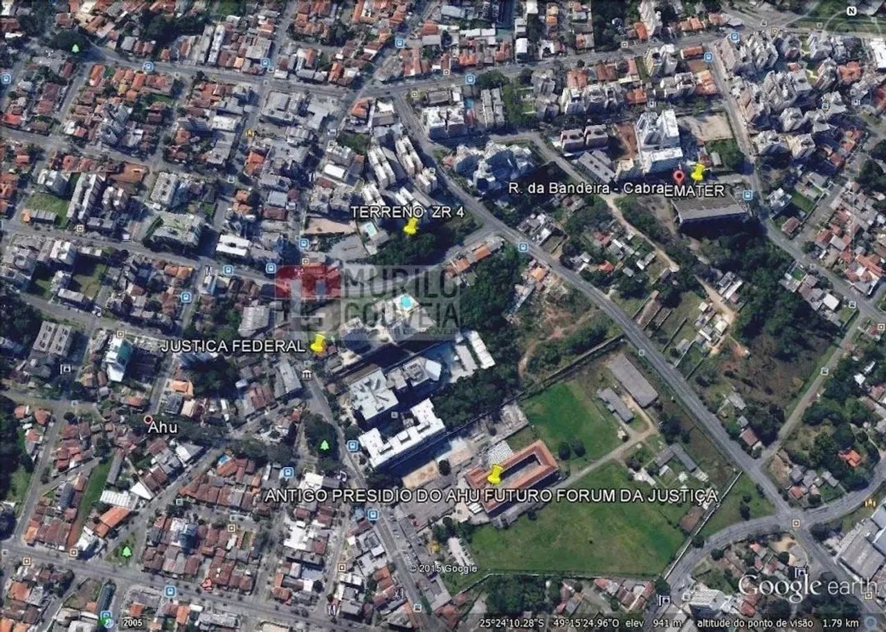 Terreno com 636 m², à venda por R$ 1.500.000 - Cabral, Curitiba (PR) - ZR-4