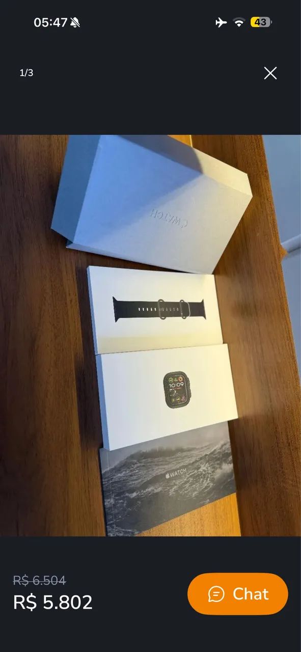 Apple Watch Ultra 2 GPS+CELL | Na Garantia