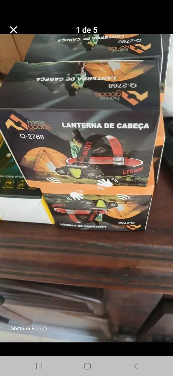 Lanterna de Cabeça LED - recarregáveis  - Foto 5