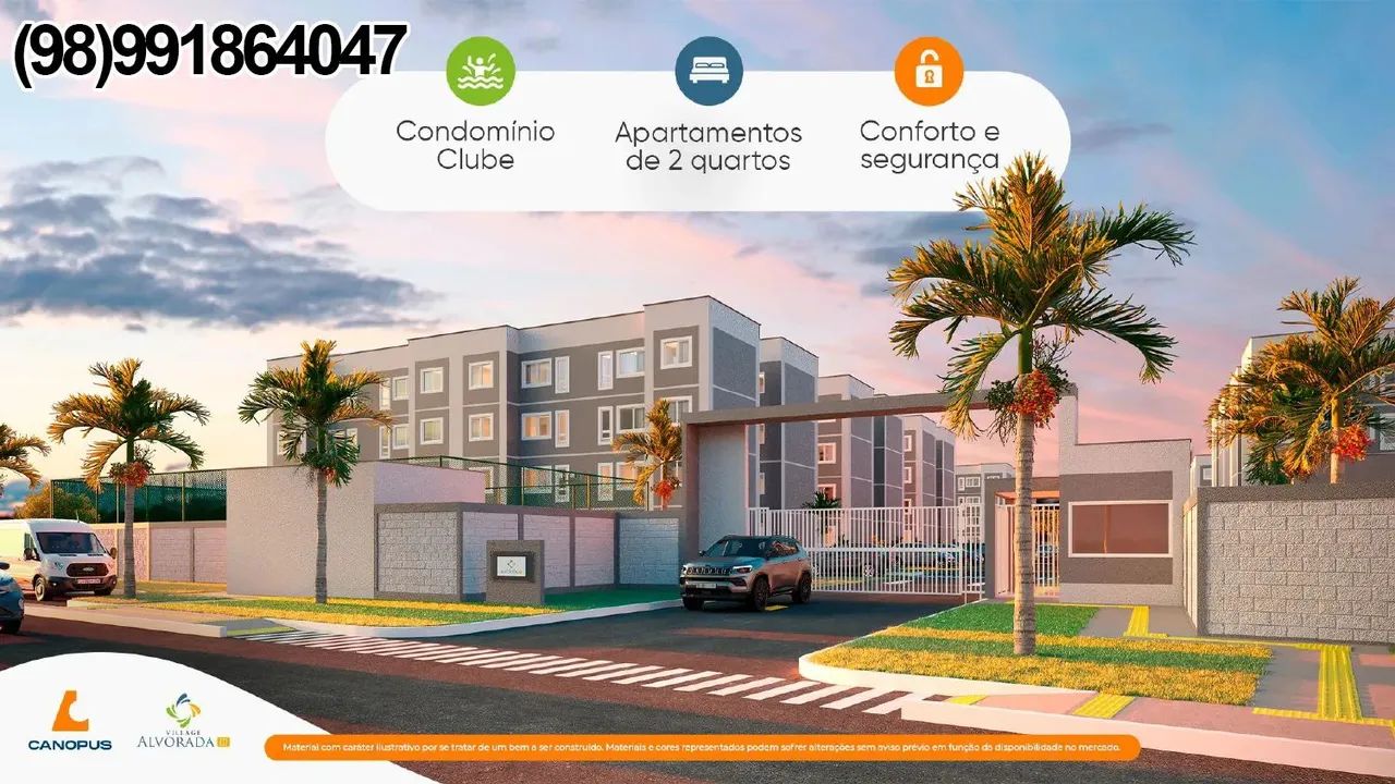 025/ Condomínio Village Alvorada 3, Apartametos com 2 quartos, 41 m² - Cruzeiro de Santa B - Foto 5