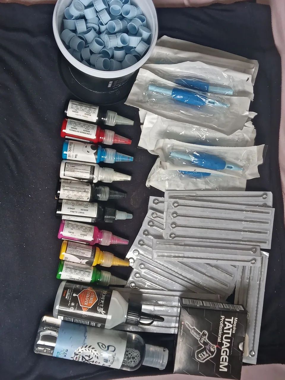 Kit para tatuadores, só produtos bons  - Foto 3