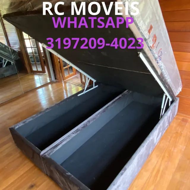 Cama Box Baú Queen 1.58x1.98 - Qualidade, Espaço e Sofisticação