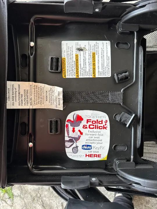 Carrinho de Bebê Gêmeos Chicco / Chicco Together Gemelar  - Foto 5