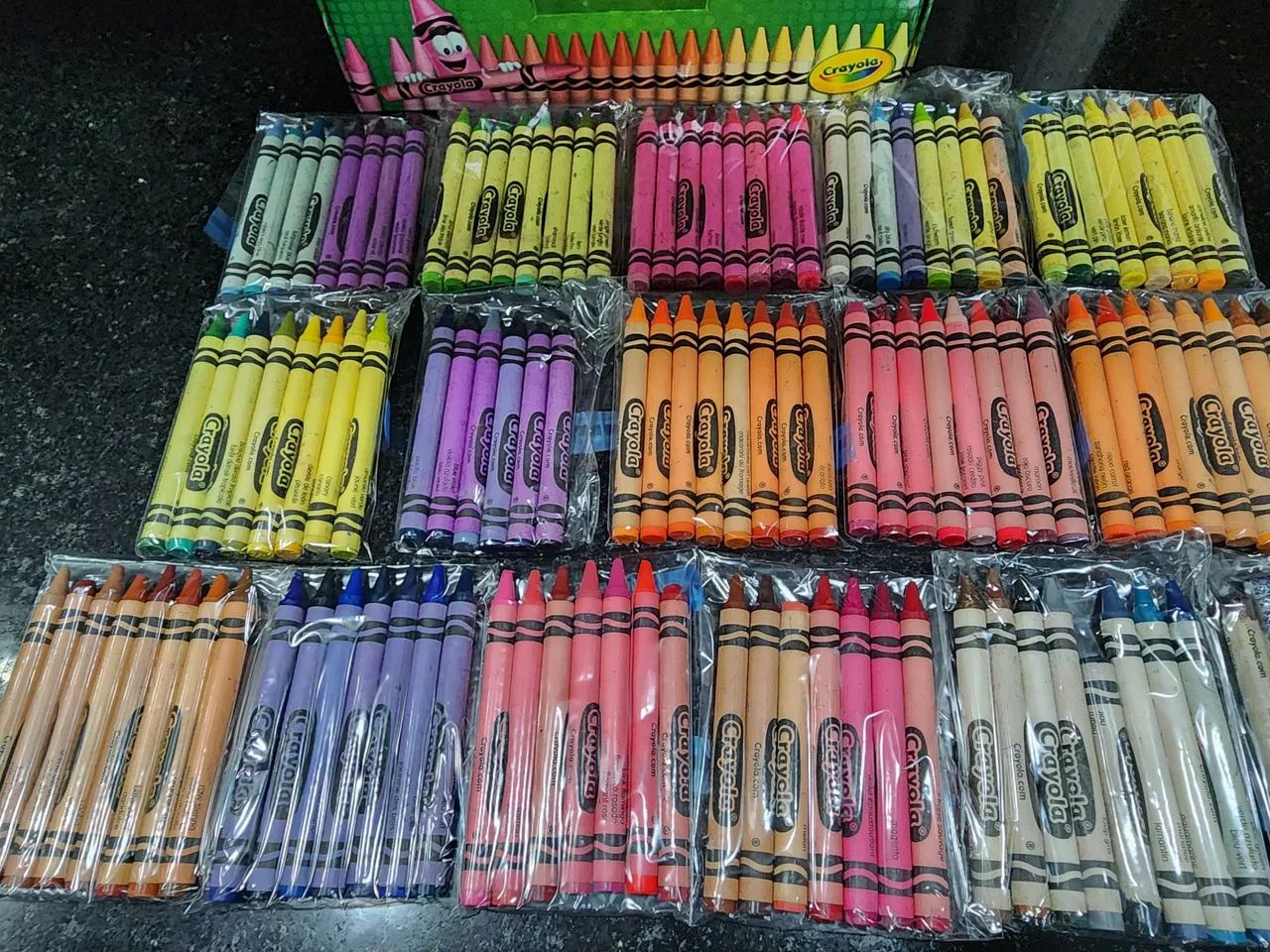 Caixa 120 crayon giz de cera da Crayola  - Foto 5