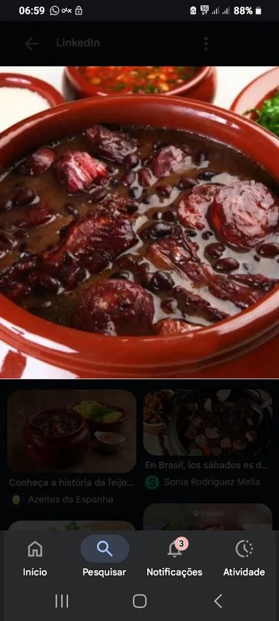 Faço feijoada caprichada no conforto do seu lar