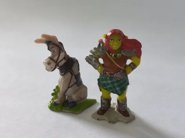 Boneco Kinder Ovo Filme Shrek - Fiona e burro