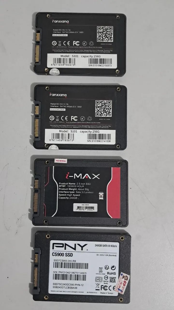 SSD 256/240 gb Usado Funcionando Perfeitamente - Foto 2