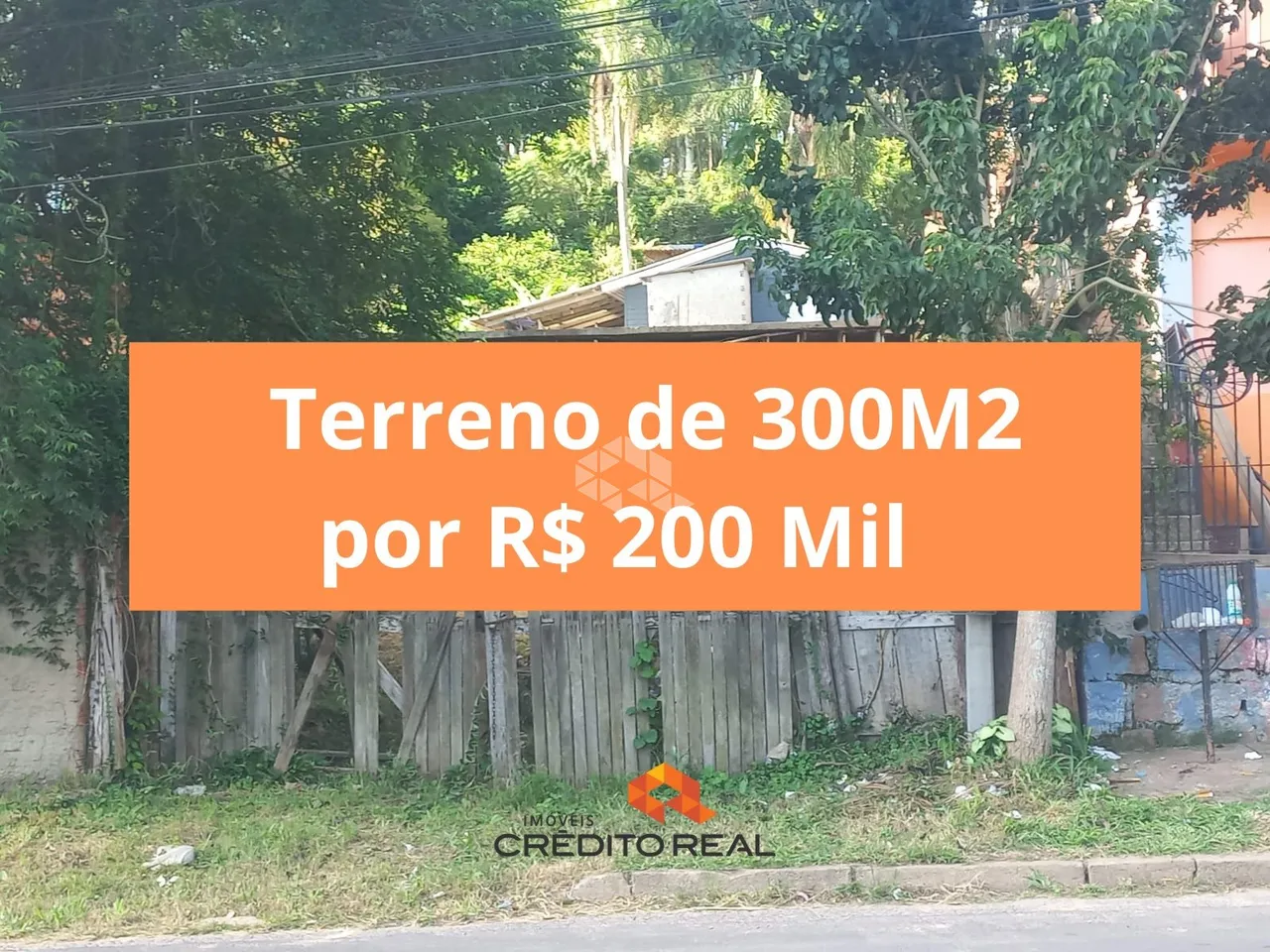 Terreno com 300m² para vender por R$ 200.000