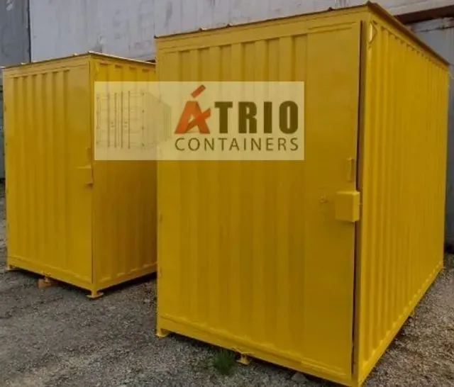 Container Almoxarifado 3x1.5x2,20 para obra, Galvanizado com frete prático 