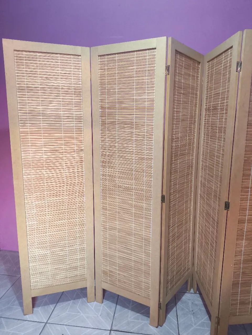 Painel divisor de ambientes em madeira "Biombo" - Foto 3