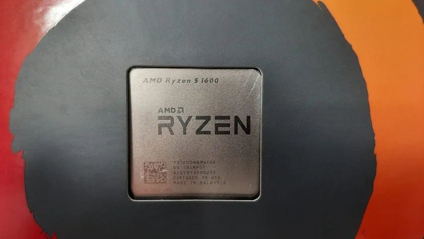 Ryzen 5 1600af, AM4, com Cooler Box original nova (ideal para 1080p) - Foto 2