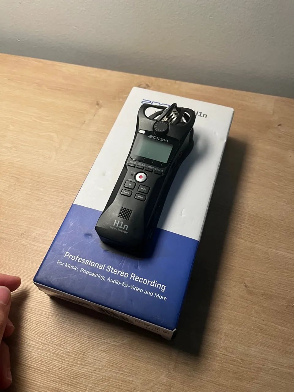 Gravador de Áudio Zoom H1n - Profissional