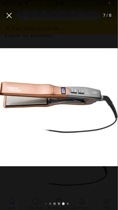 Prancha de Cabelo Taiff Vulcan Profissional - Foto 5