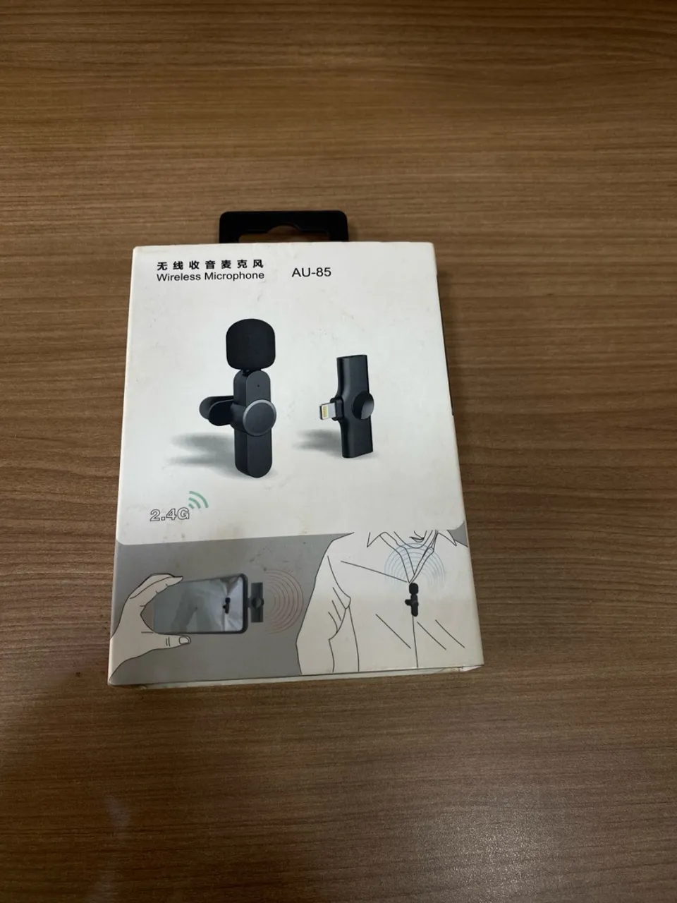 Microfone sem Fio AU-85 para Celular