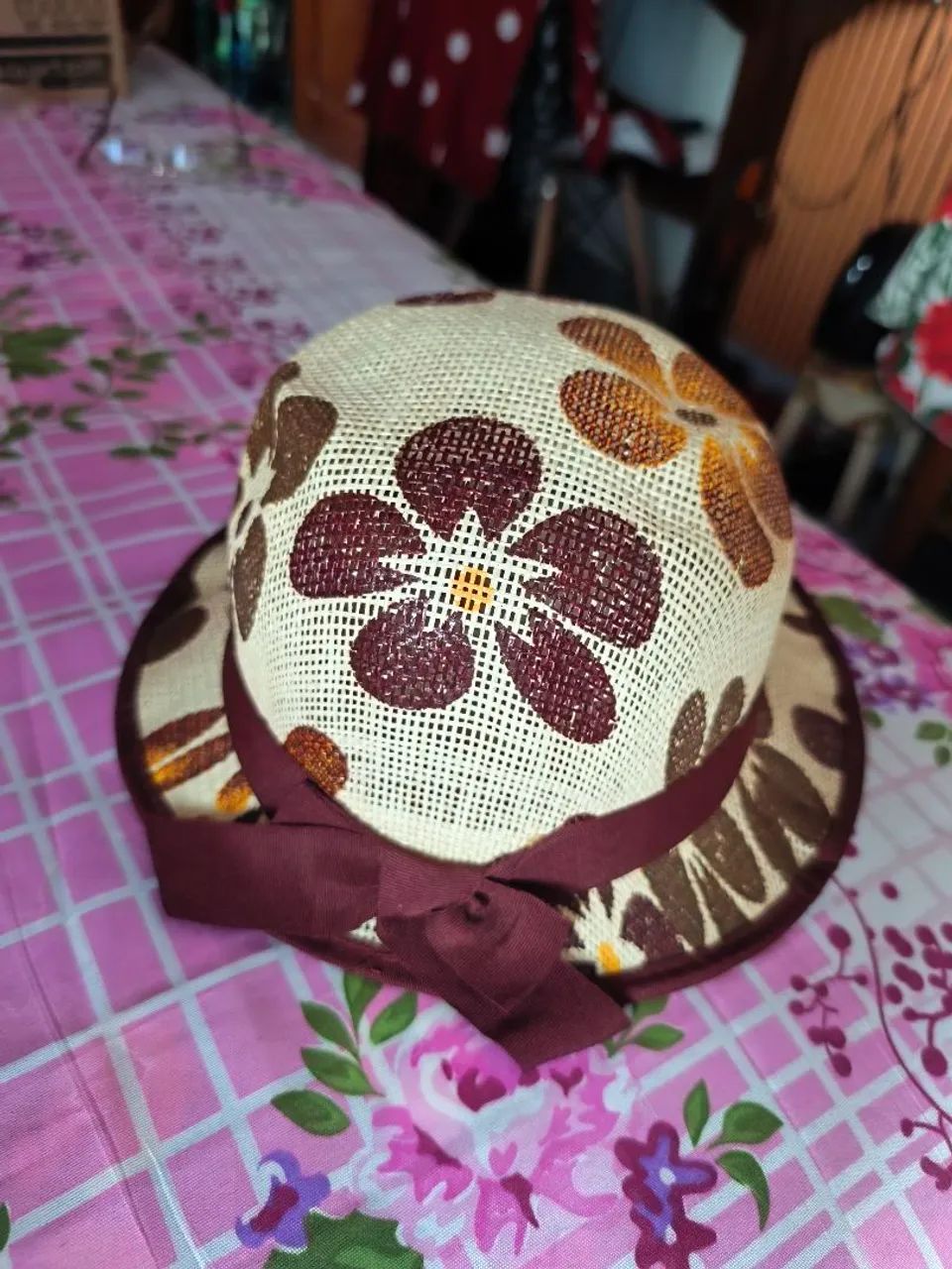 Chapéu feminino floral - Foto 2