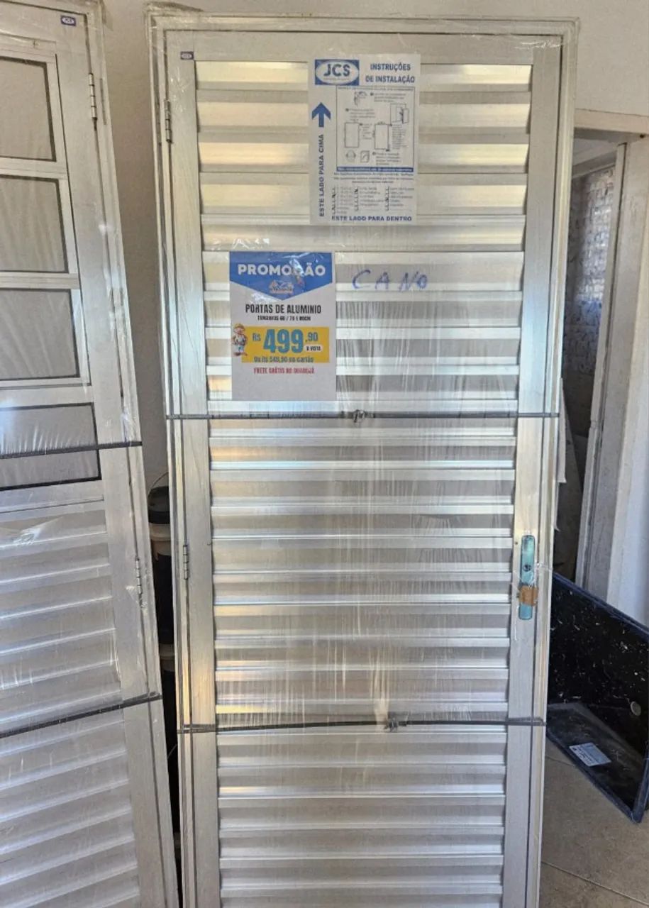Portas de Aluminio completas e novas - Foto 2