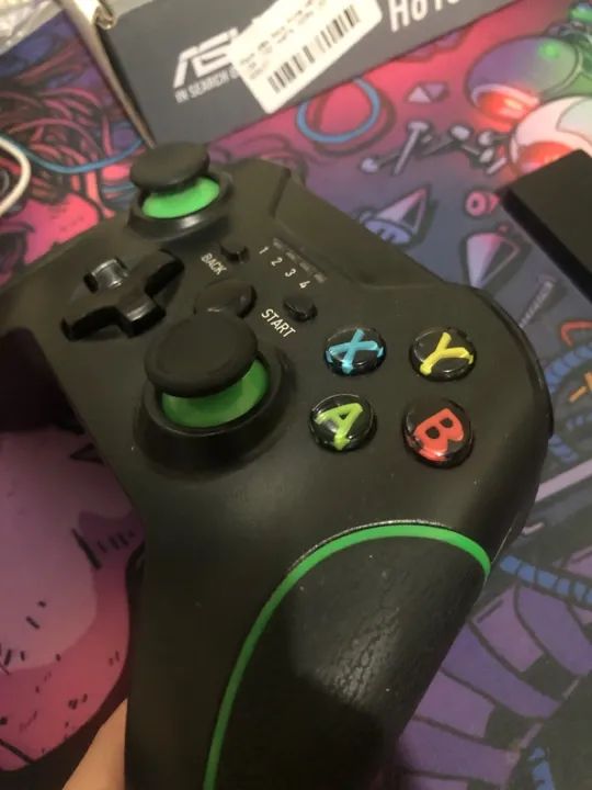 Controle gamer sem fio pc/console  - Foto 2